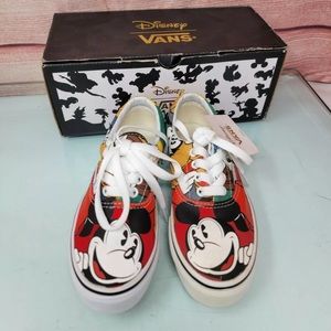 NWB Vans Era Disney Kids 'Mickey & Friends' Mt VN-0YMAGHF Size 1 Discontinue
